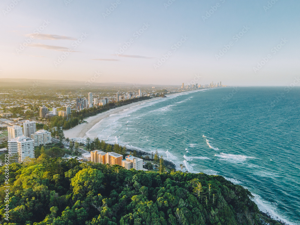 Εκτύπωση καμβά Overlooking Burleigh Head Horizon in Gold Coast, QLD, Australia