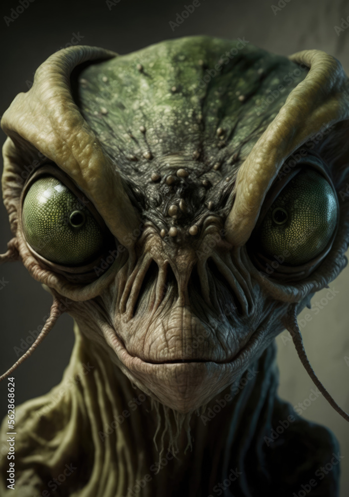 Generative AI. Alien Heads No.58 Generative AI. Alien Heads No.58