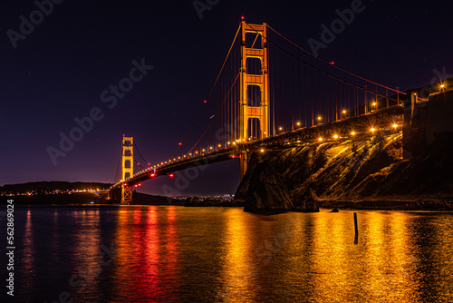 bridge at night photo