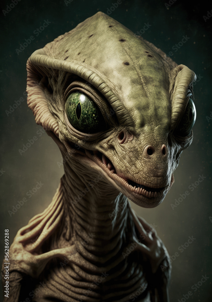 Generative AI. Alien Heads No.120 Generative AI. Alien Heads No.120