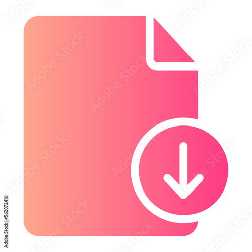 download gradient icon