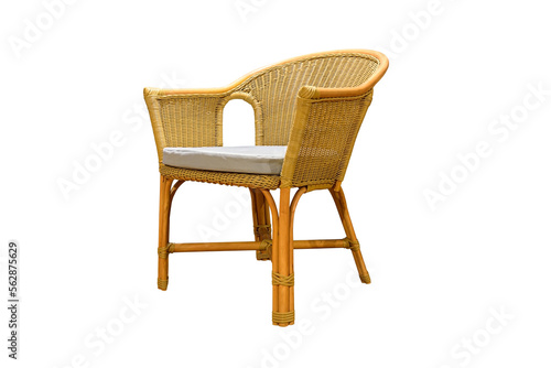Rattan wicker chair © nuwatphoto