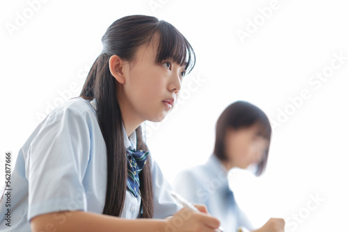 Obraz w ramie 授業を受ける学生