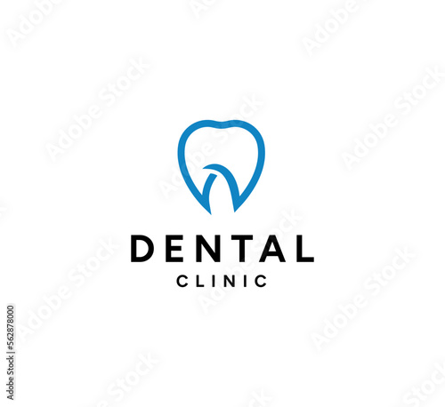 Simple and Minimalist Dental logo template