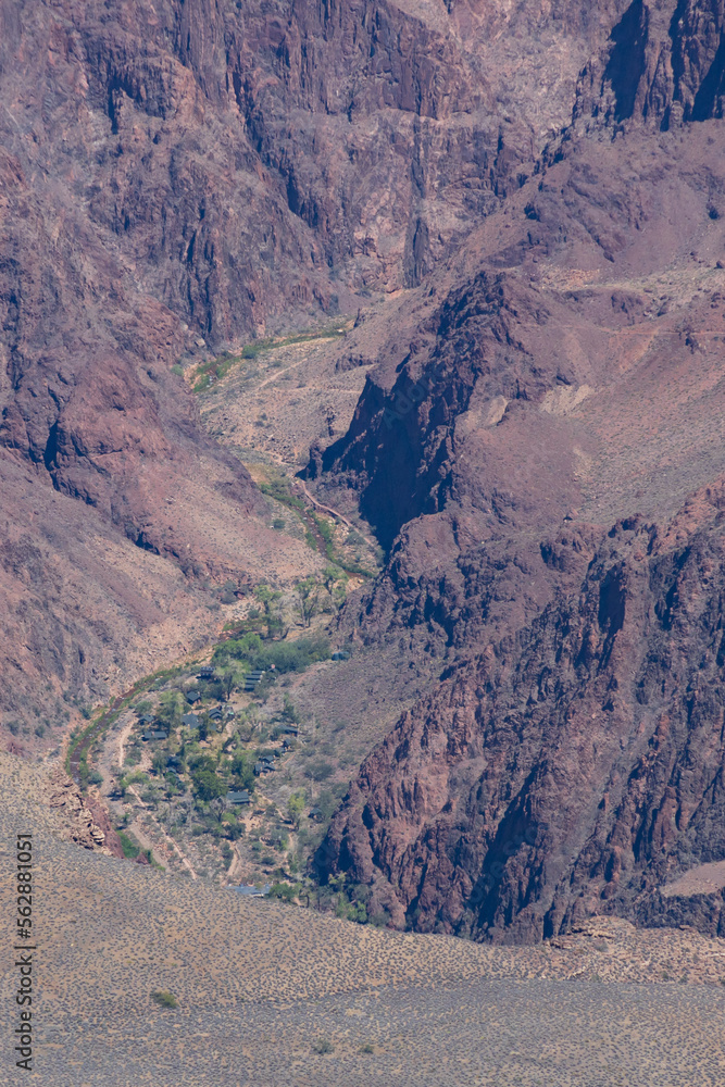 Indian Garden campground at Grand Canyon National Park, Arizona