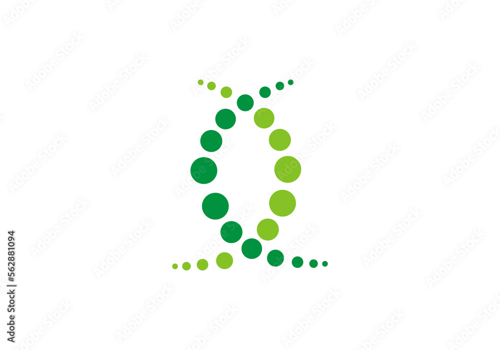 DNA logo design template.icon for science technology health DNA logo design template.icon for science technology health