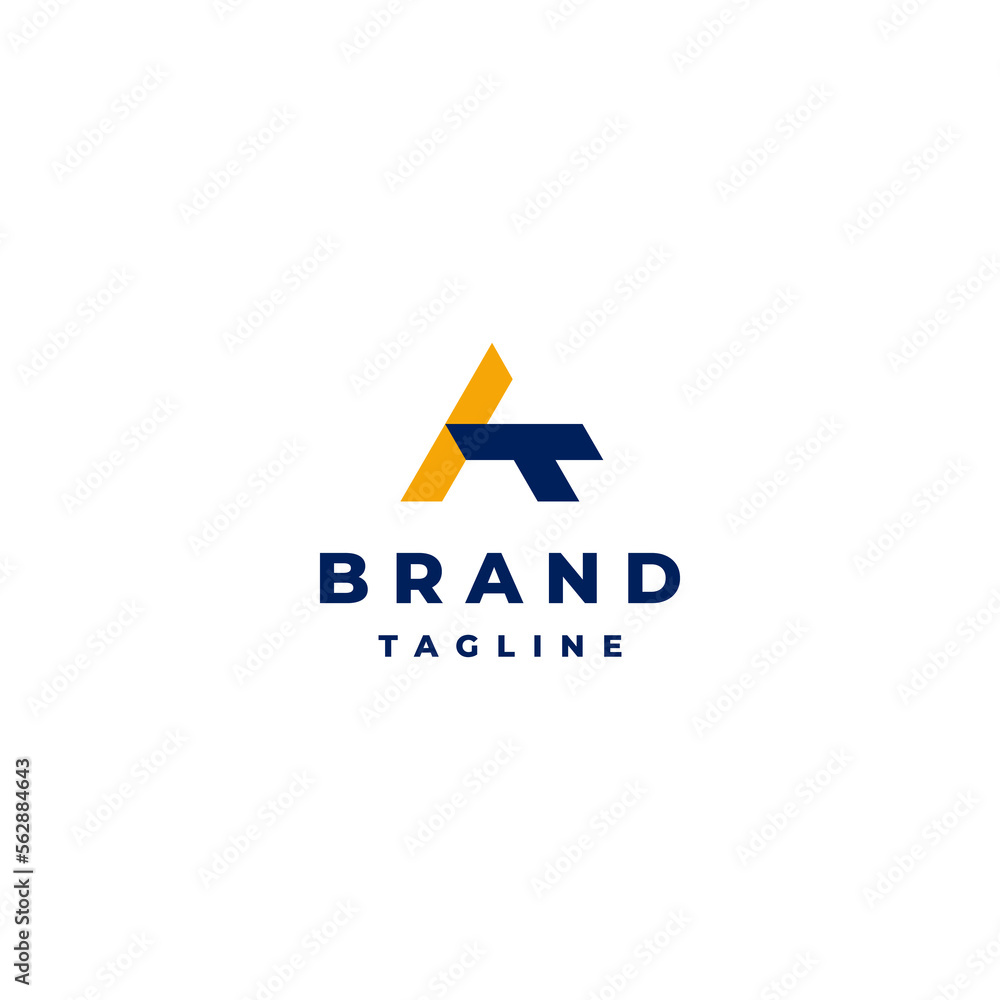 Simple Initial Letter A and T Logo Design. Minimalist Initial Letter AT Logo Design. Simple Initial Letter A and T Logo Design. Minimalist Initial Letter AT Logo Design.