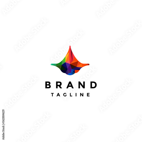 Free Download Colorful Treehopper Head Silhouette Logo Design. Colorful Mosaic Motif In Treehopper Head Silhouette Logo Design. - GFXLoad