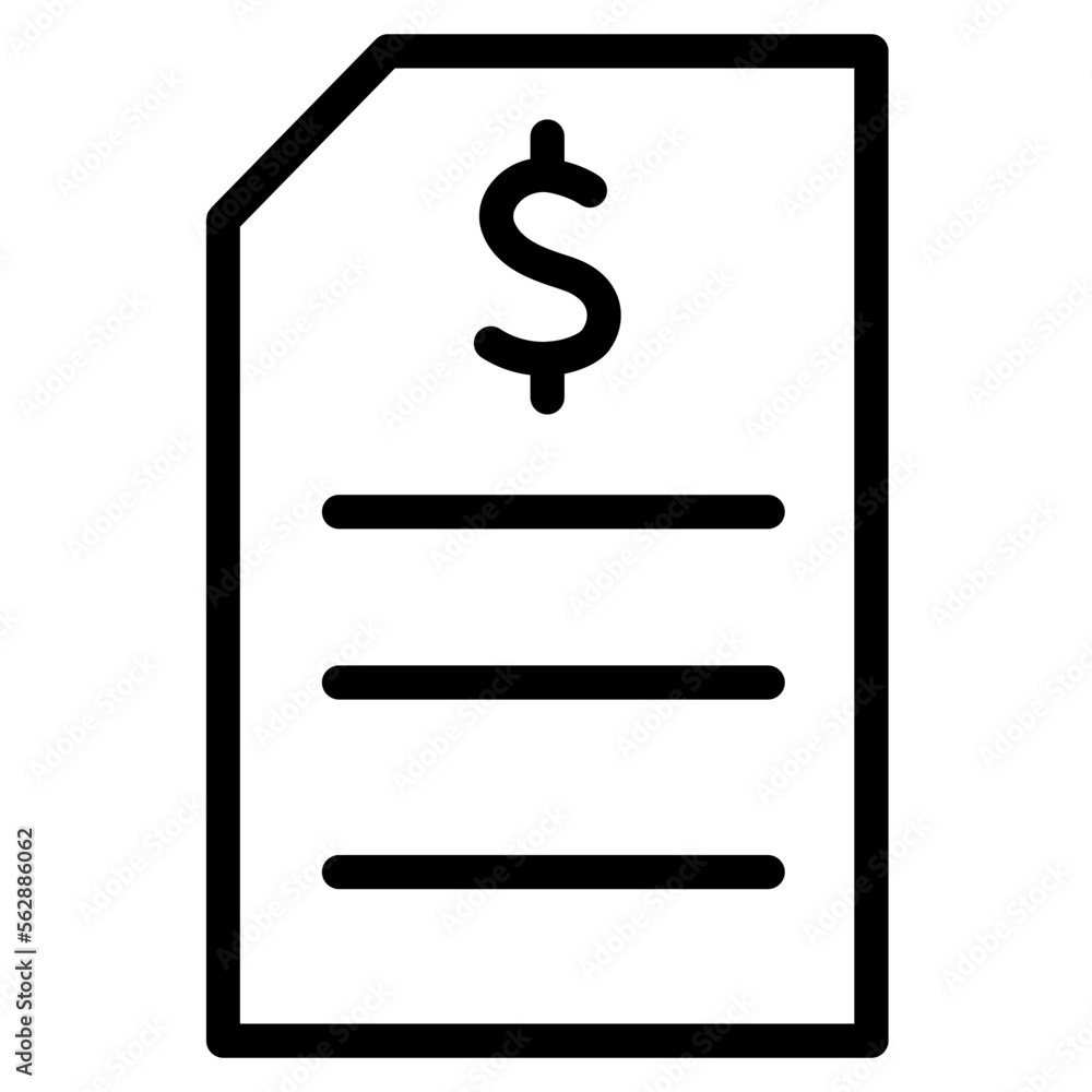 contract outline icon contract outline icon