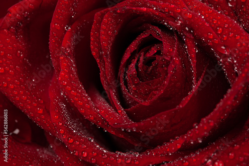 red rose close up