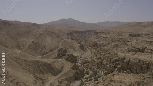 Aerial, Wadi Hasa, Jordan photo