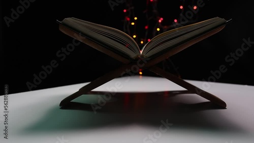 Slow motion The Qur'an, sometimes called the Koran or Koran (Arabic: القرآن, literally 'what is read'), is the Islamic text that Muslims believe has been sent down from God.