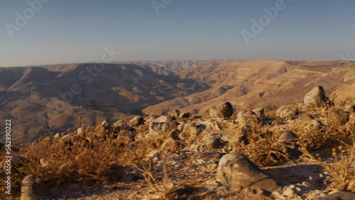 Aerial, Wadi Hidan, Jordan photo