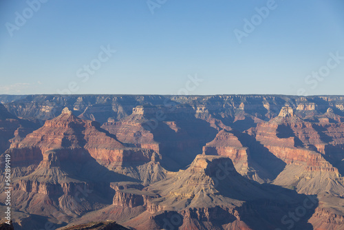 View into the Grand Canyon National Park from South Rim  Arizona