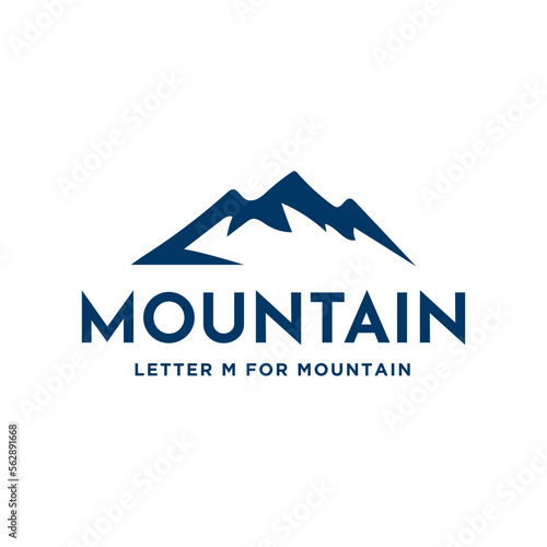 Mountains logo design vector template eps 10