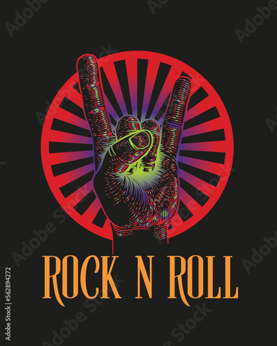 Rock'n Roll T-Shirt Design