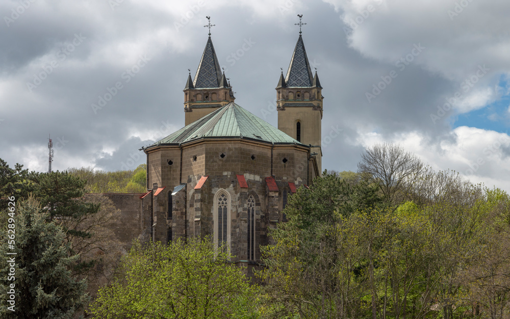 Basilica Minor of Saint Benedict. Hronsky Benadik. Slovakia. Basilica Minor of Saint Benedict. Hronsky Benadik. Slovakia.