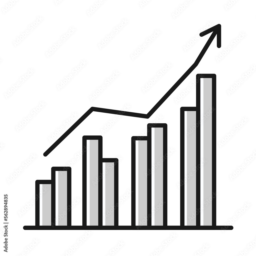 bar price chart diagram financial stock price icon bullish bearish market in minimal mono design bar price chart diagram financial stock price icon bullish bearish market in minimal mono design