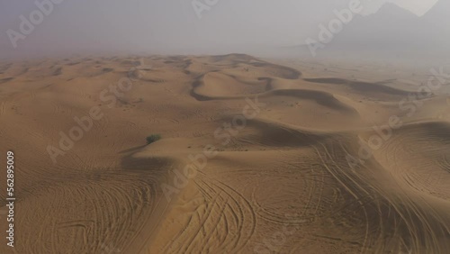 Aerial, Desert In The Sharjah Area, United Arab Emirates photo