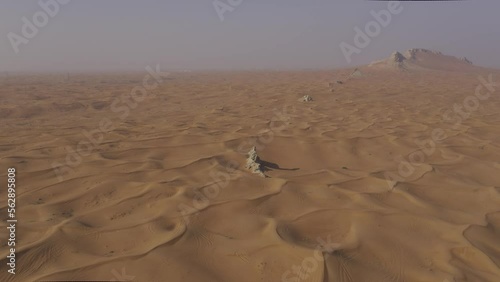 Aerial, Desert In The Sharjah Area, United Arab Emirates photo