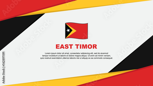Free Download East Timor Flag Abstract Background Design Template. East Timor Independence Day Banner Cartoon Vector Illustration. East Timor - GFXLoad