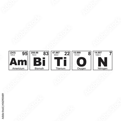 Periodic table design quote