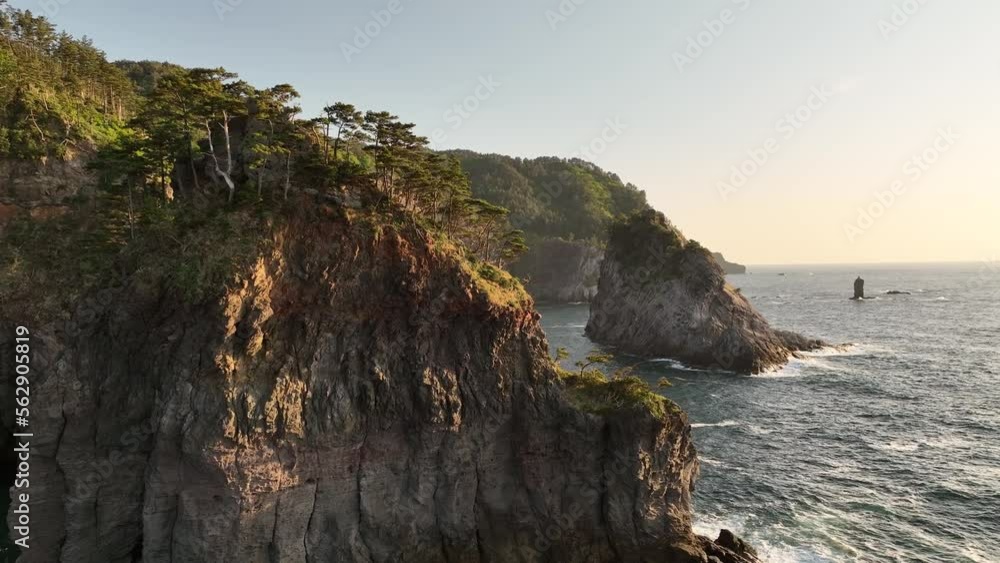 島を近くで撮影 島を近くで撮影