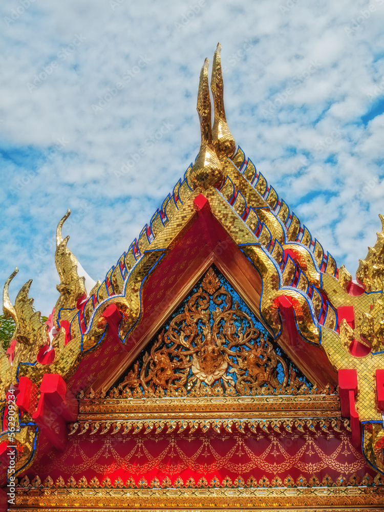 Detail of the Phra Chedi Rai at Wat Pho, Bangkok, Thailand