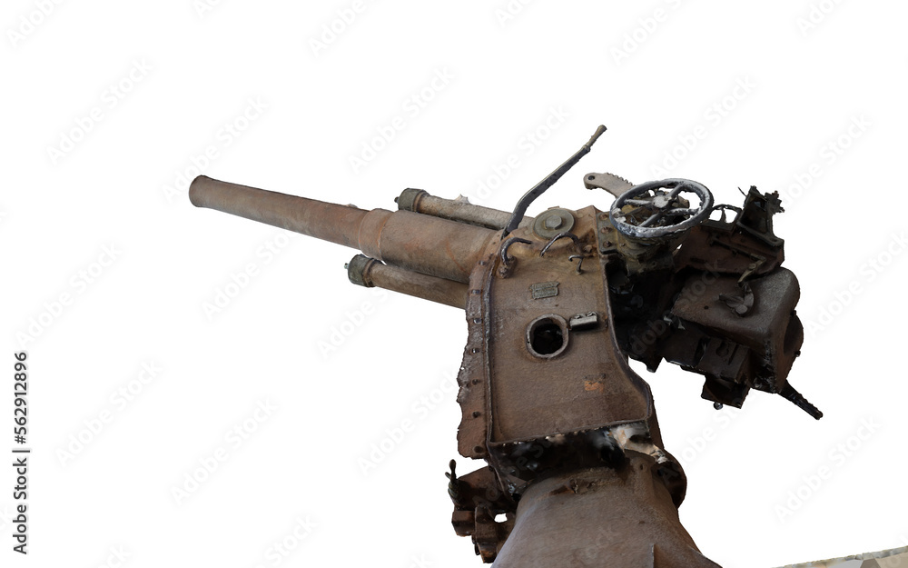worn out antique military ship's gun worn out antique military ship's gun