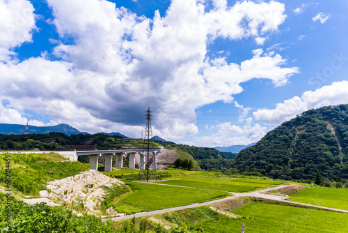 観光名所「新阿蘇大橋・国道57号線から観える風景」
Tourist attraction 