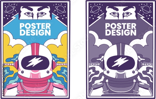 Astronaut poster design