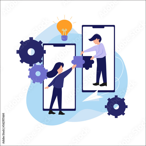 Student Education Flat Illustration