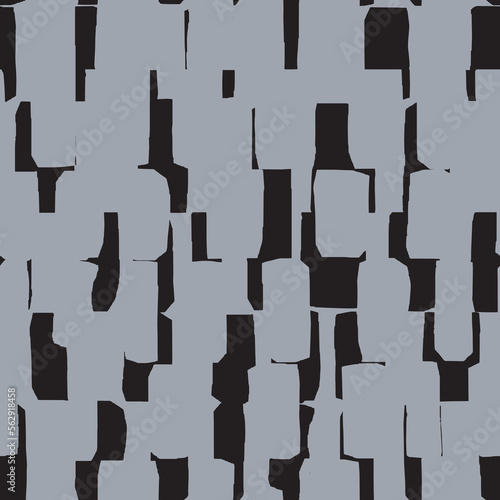 Seamless abstract ikat pattern in earthy color. Abstract background for textile design, wallpaper, surface textures, wrapping paper.
