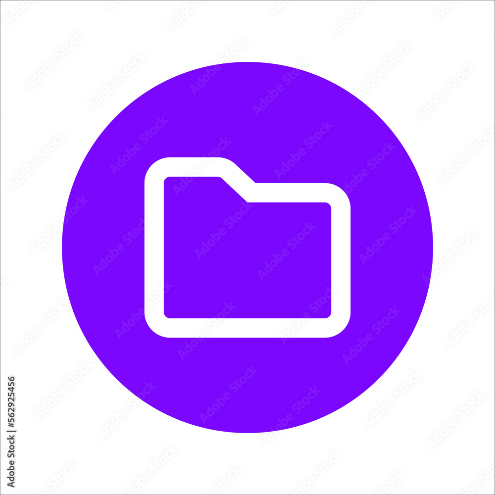 Blue Flat Files Icon Blue Flat Files Icon
