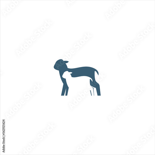 sheep logo design template, logo inspiration.
