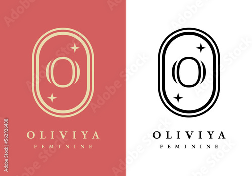 The letter O logo is perfect for salons, spas, and others.