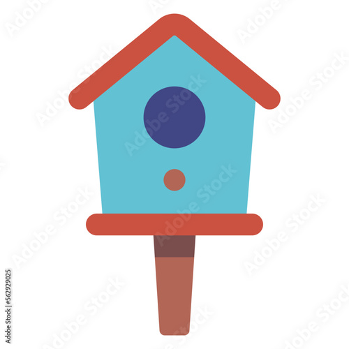 bird house illustration