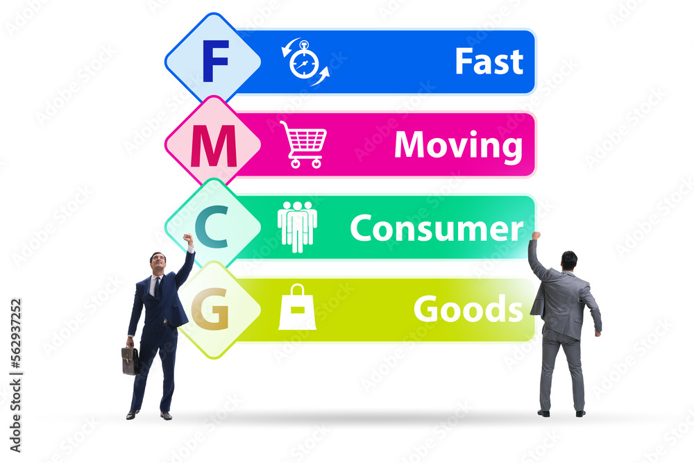FMCG concept - fast moving consumer goods FMCG concept - fast moving consumer goods