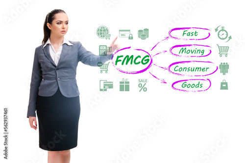 FMCG concept - fast moving consumer goods