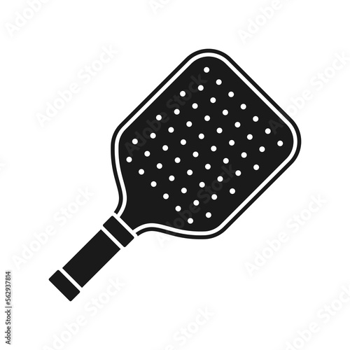 Pickle ball Sport Ball icon. Pickleball game illustration