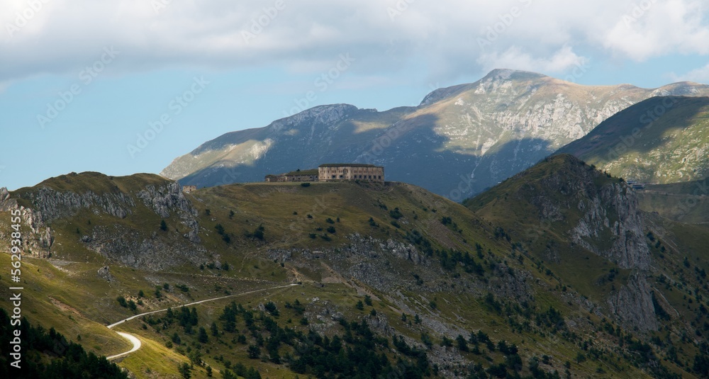 panorama of the mountains cuneo limone Italy panorama of the mountains cuneo limone Italy