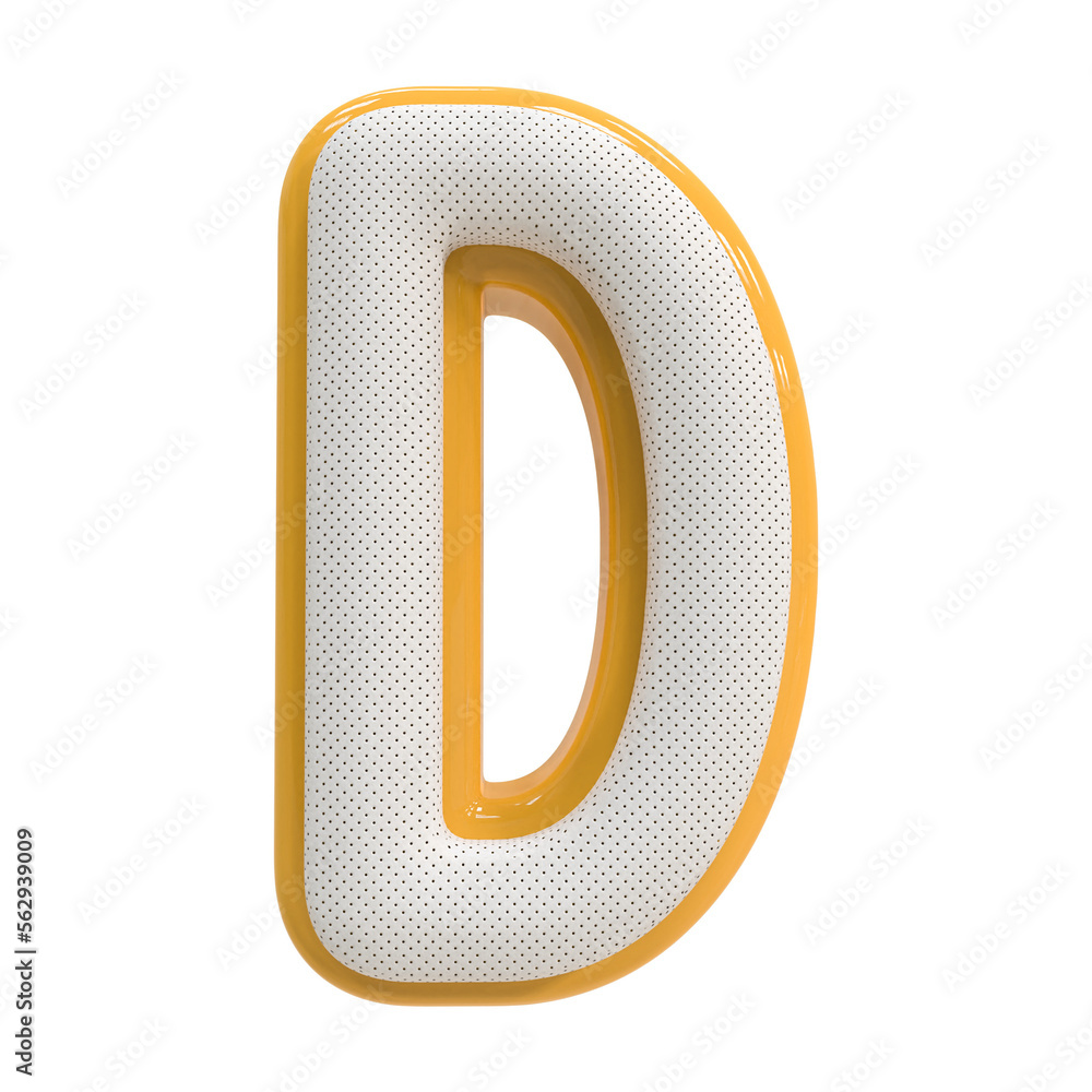 3d letter D . 3d alphabet with Generative AI 3d letter D . 3d alphabet with Generative AI