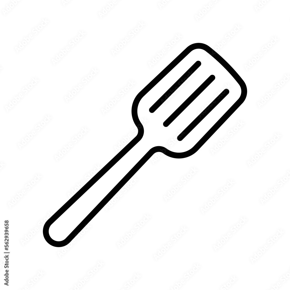 spatula icon vector design template in white background spatula icon vector design template in white background