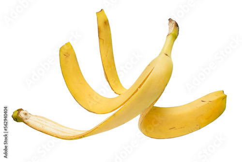 Banana peel isolated