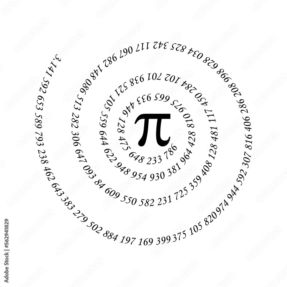 Happy international day of mathematics vector background illustration. World Pi Day banner Happy international day of mathematics vector background illustration. World Pi Day banner
