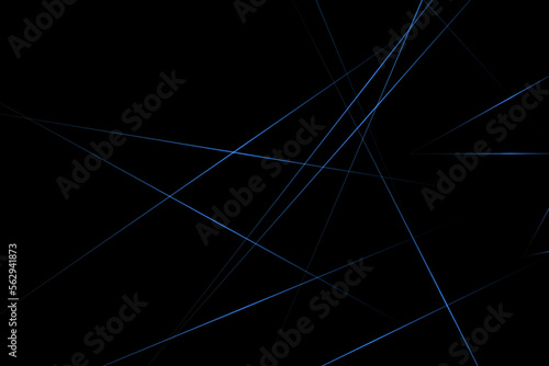 Abstract black with blue lines, triangles background modern design. Vector illustration EPS 10.