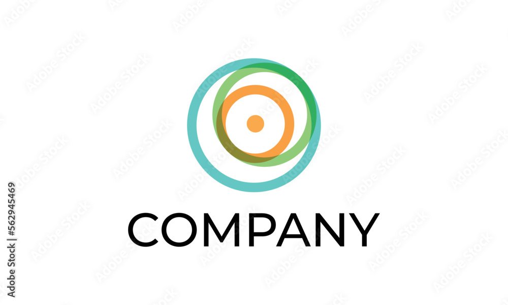 Colorful template icon abstract logo element. Colorful template icon abstract logo element.