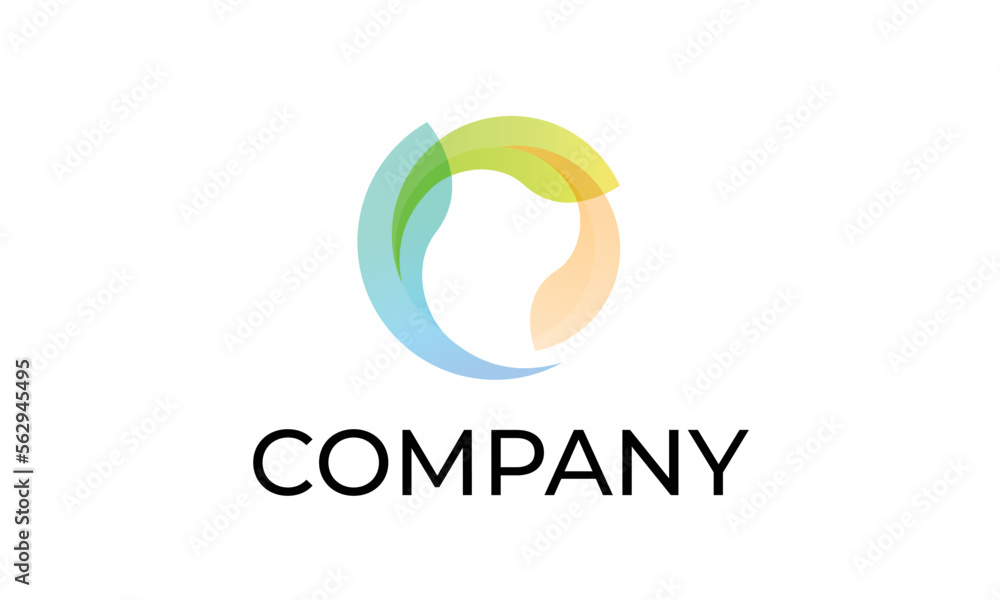 Colorful template icon abstract logo element. Colorful template icon abstract logo element.