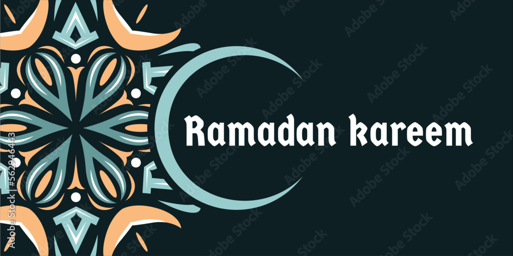 Obraz premium Ramadan kareem background vector