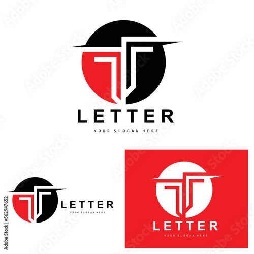 Free Download T Letter Logo, Modern Letter Style Vector, Design Suitable For Product Brands With T Letter - GFXLoad